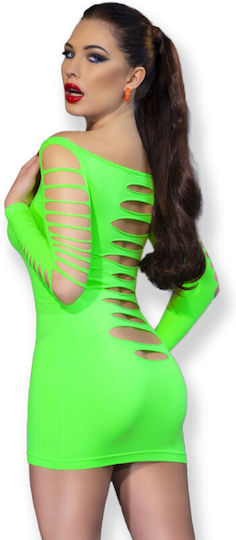 Chilirose Sexy Minikleid Grün