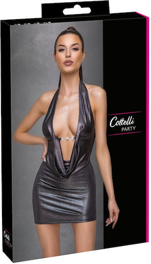 Dress Sexy Φόρεμα Ασημί