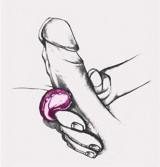 Fun Toys Gring Xl Finger Vibrator Sweet Raspberry Δονητής Δακτύλου Μωβ