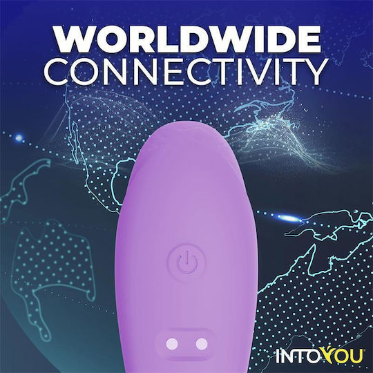 IntoYou Mini Vibrator for Couples with Remote Control 9.2cm Purple