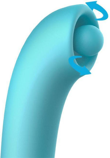 Action Vibrator Rabbit 22cm Light Blue