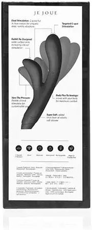 Je Joue Hera Δονητής Rabbit Black