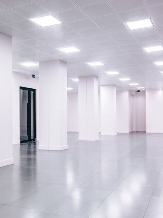 Eurolamp Τετράγωνο Χωνευτό LED Panel 48W με Φυσικό Λευκό Φως 4000K 60x60εκ.