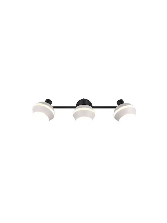Trio Lighting Τριπλό Σποτ με Ντουί E14 σε Γκρι Χρώμα