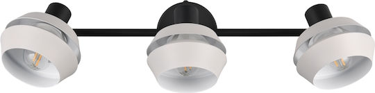 Trio Lighting Τριπλό Σποτ με Ντουί E14 σε Γκρι Χρώμα