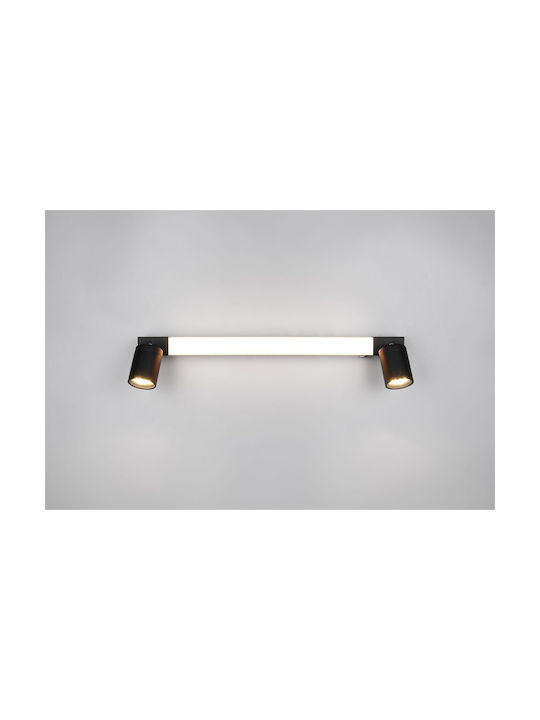 Trio Lighting Двойно Спот с Цокъл GU10 в Черен Цвят