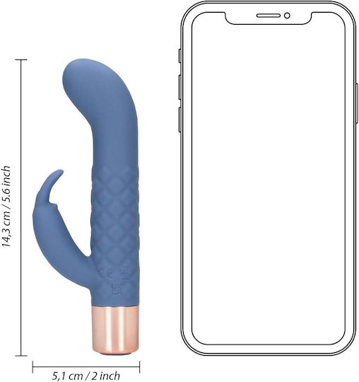 Rabbit Δονητής Σημείου G Σιλικόνης Mini G-spot Rabbit Vibrator Μπλε