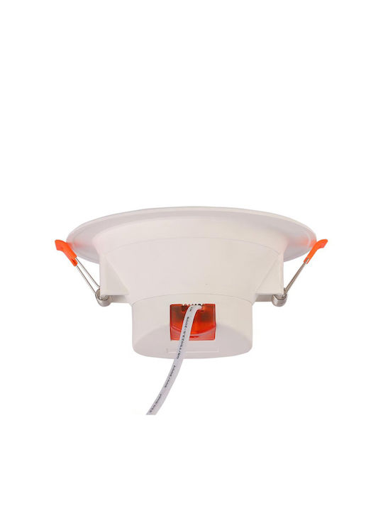 SmartWise Χωνευτό Σποτ με Ενσωματωμένο LED RGBW Λευκό 9.5x9.5εκ. 1τμχ