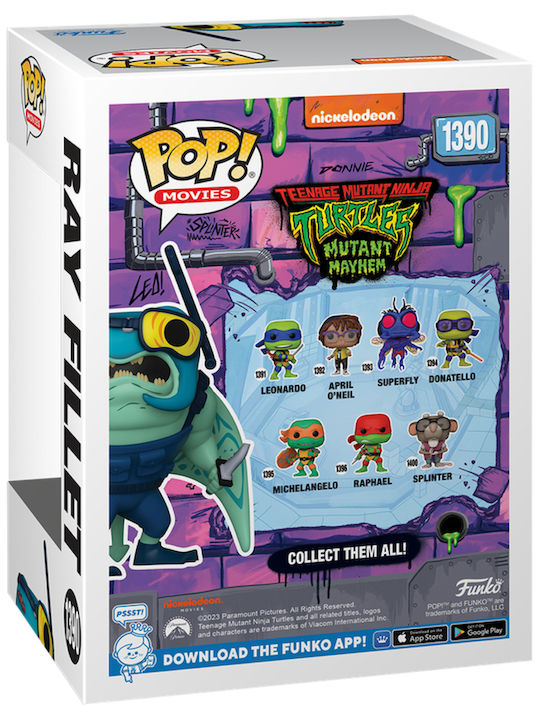 Funko Pop! Filme: Teenage Mutant Ninja Turtles - Ray 1390 Ediție limitată