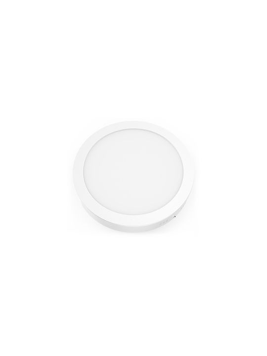 Aca Round Metallic Recessed Spot with Integrated LED and Warm White Light White 20.9x20.9cm. 1pcs