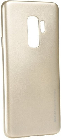Mercury iJelly Back Cover Silicone Gold (Galaxy S9)