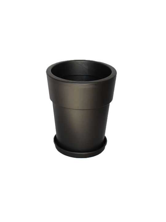 Viomes Linea Pot Plastic Anthracite/Molybdenum 16x16x15.5cm.