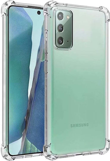 Techsuit Shockproof Clear Back Cover Silicon Transparent (Galaxy Note 20TCL 20L / 20L+ / 20 5G / 20S - TCL 20L / 20L+ / 20 5G / 20S)