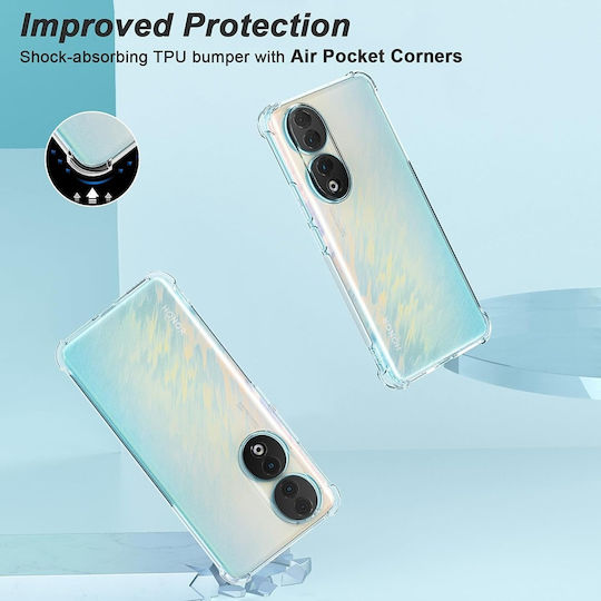 Techsuit Shockproof Clear Umschlag Rückseite Silikon Transparent (Realme GT 7 Pro)