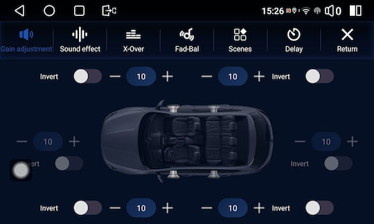 Clarion Ηχοσύστημα Αυτοκινήτου για Fiat Freemont 2008> (Bluetooth/USB/WiFi/GPS/Apple-Carplay/Android-Auto)