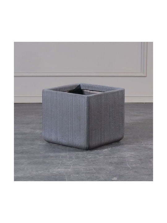 Supergreens Pot Ceramic Dark Grey 37cm.