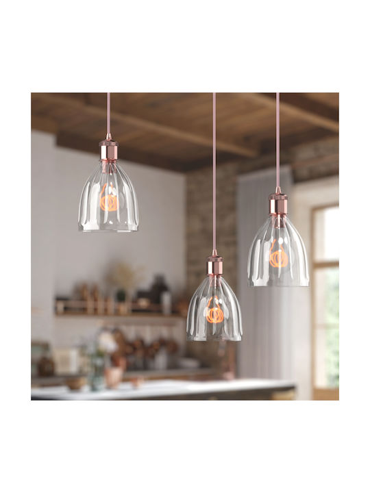Alphab2b Pendant Light Bronze with Socket E27 15cm