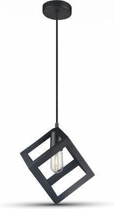 Pendant Light Black with Socket E27 22.5x22.5x120cm