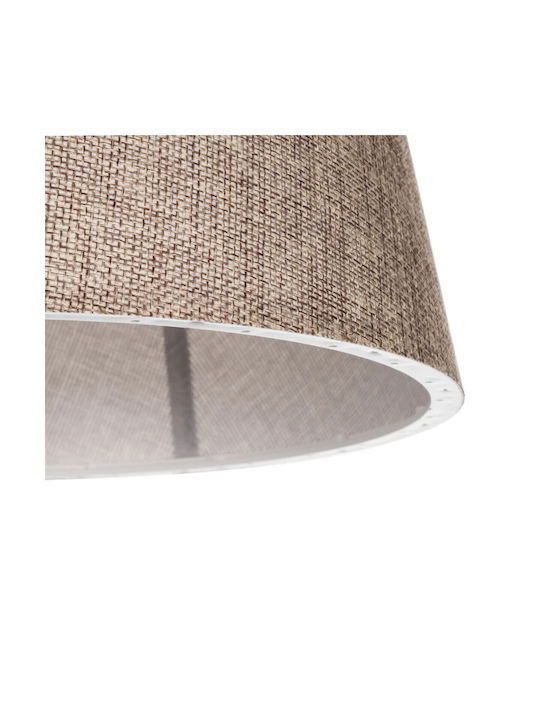 GloboStar Coney Pendant Light Brown with Socket E27 26x26x93cm