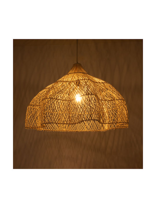 GloboStar Adeje Deckenleuchte Beiges Boho Raster mit Lampenbirnensockel E27 80x80x55cm