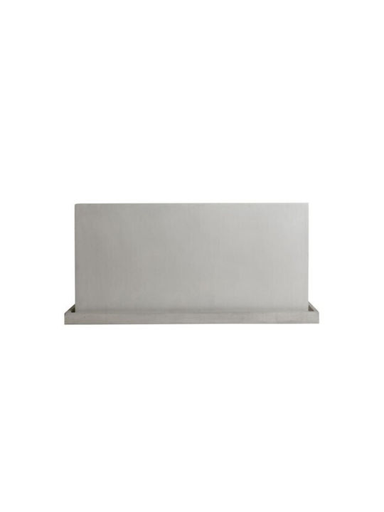 Gardin Кутия за саксии Керамика Grey Light 79x37.5x37.5см.