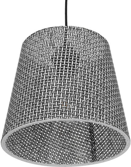 GloboStar Coney Lustră Gri cu Dulie E27 26x26x93cm.