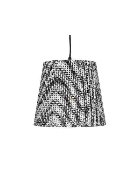 GloboStar Coney Pendant Light Gray with Socket E27 26x26x93cm