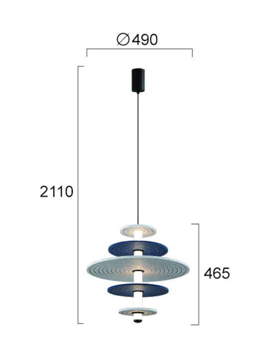 Viokef Pendant Light Black