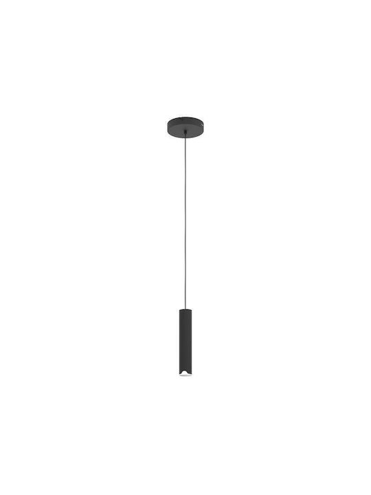 Eglo Pendant Light Black LED with Multicolor RGB Lighting