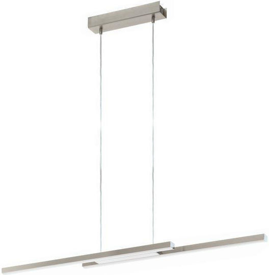 Eglo Fraioli C Pendant Light Silver Rail 105.5x10x120cm
