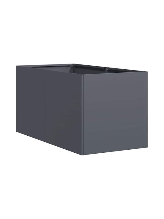 vidaXL Planter Box 40x40cm Charcoal 860733