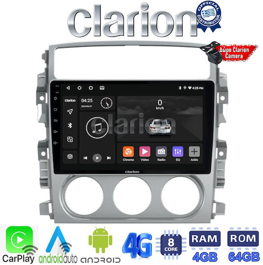 Clarion Ηχοσύστημα Αυτοκινήτου για Suzuki Liana 2001>2008 (Bluetooth/USB/WiFi/GPS/Apple-Carplay/Android-Auto) με Οθόνη Αφής 9"