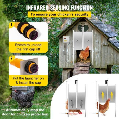 Vevor Automatic Chicken Coop Door 30x30cm