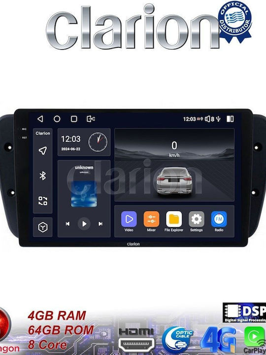 Clarion Car Audio System 2006-2009 (Bluetooth/USB/WiFi/GPS)