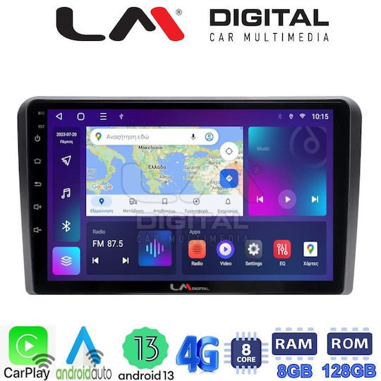 LM Digital Ηχοσύστημα Αυτοκινήτου για Seat Altea / Alhambra / Toledo Skoda Yeti / Fabia / Roomster Volkswagen Jetta / Caddy / Golf / Beetle / Passat / Polo 2004-2014 (Bluetooth/USB/WiFi/GPS/Apple-Carplay/Android-Auto) με Οθόνη Αφής 9"