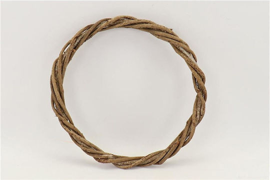 Wooden Natural Wreath F25