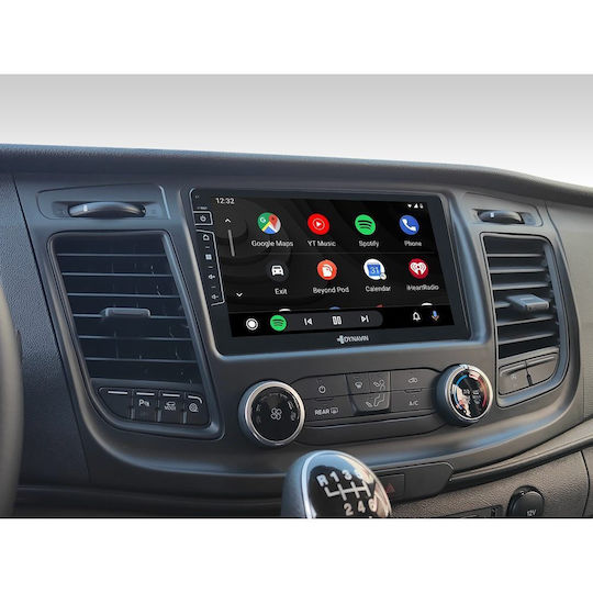 Dynavin Ηχοσύστημα Αυτοκινήτου για Ford Transit Custom 2019 (Bluetooth/USB/WiFi/GPS/Apple-Carplay/Android-Auto) με Οθόνη Αφής 9"