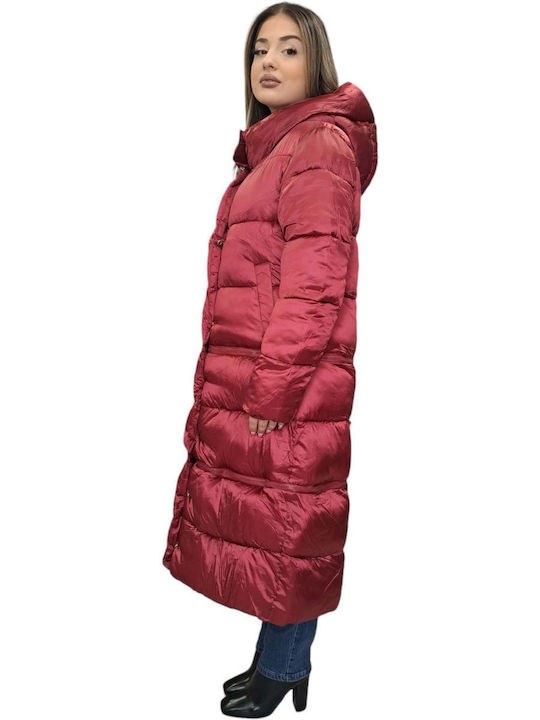 Remix Jacket Puffer Burgundy