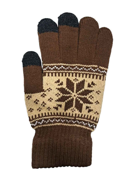 Remix Women's Touch Gloves Brown