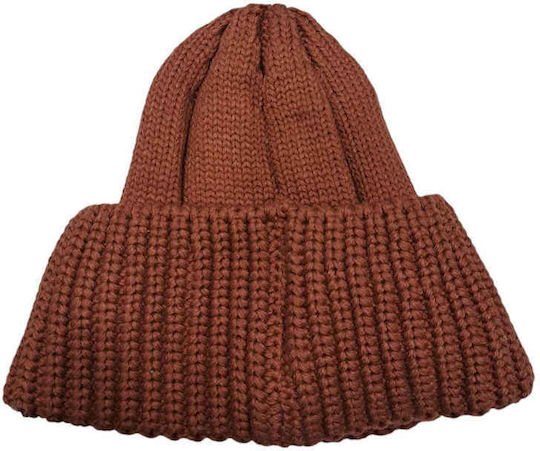 Beanie Unisex Beanie Gestrickt in Rot Farbe