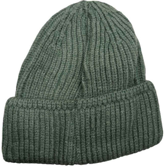 Beanie Frauen Beanie Gestrickt in Grün Farbe