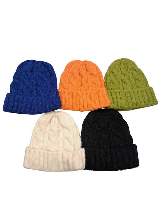 Beanie Γυναικείος Σκούφος Πλεκτός σε Μαύρο χρώμα