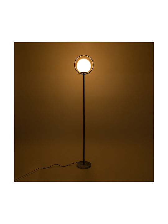 GloboStar Versailles Floor Lamp H150xW25cm. with Socket for Bulb E27 Black