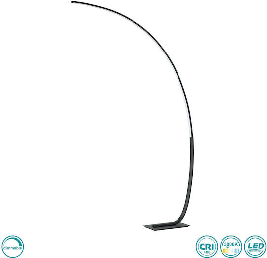 Ondaluce LED Φωτιστικό Δαπέδου Υ160εκ. Μαύρο Ondaluce LED Φωτιστικό Δαπέδου Υ160εκ. Μαύρο