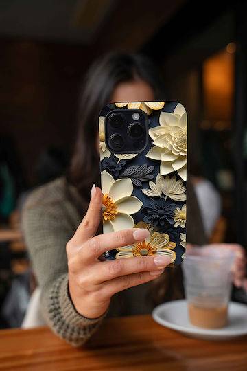 Sonique 3D Flower Series Case for Xiaomi Poco F5 Pro 5G Ecru