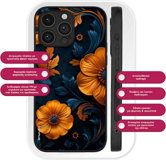 Sonique 3D Flower Series Case for Xiaomi Poco F5 5G Orange 01