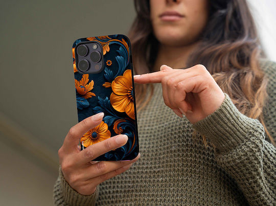 Sonique 3D Flower Series Case for Xiaomi Poco F5 5G Orange 01