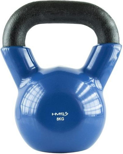 HMS KNV08 Kettlebell Βινυλίου 8kg Μπλε
