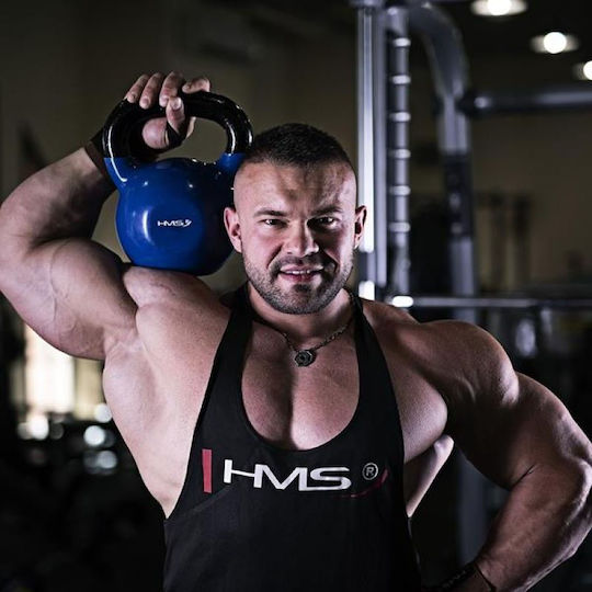 HMS Knv12 Kettlebell από Μαντέμι 12kg Μπλε