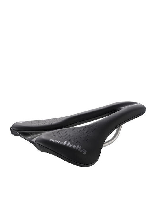Selle Italia Novus Evo Boost Superflow L Σέλα Ποδηλάτου Μαύρη με Gel 245 x 145 mm